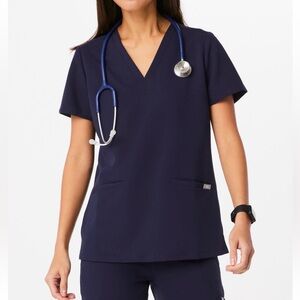 Figs Casma Scrub Top